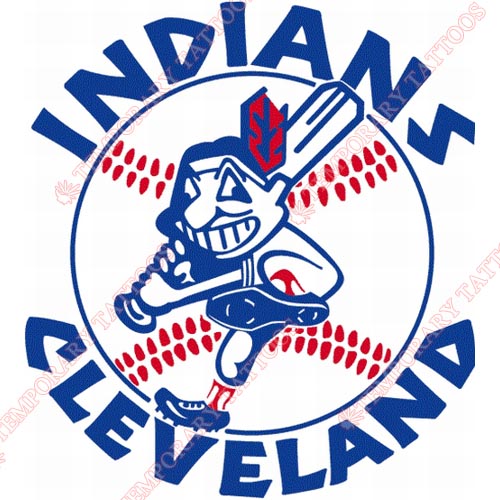 Cleveland Indians Customize Temporary Tattoos Stickers NO.1554
